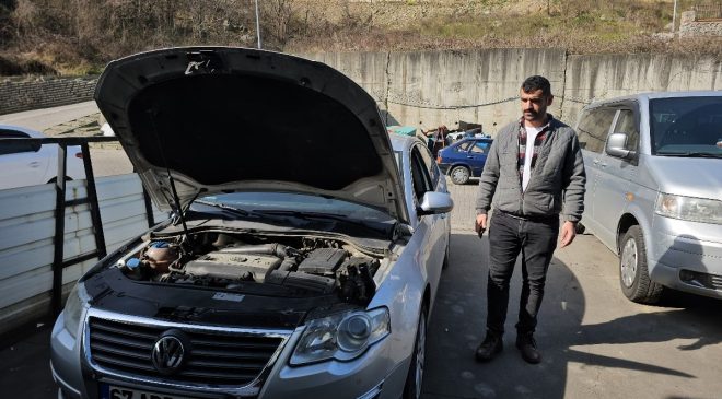 Zonguldak’ta ilginç olay: Tamire bıraktığı arabayı usta kullandı!
