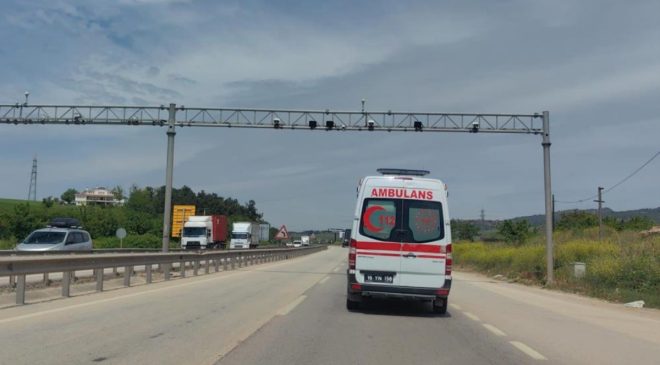 Bursa’da şaşırtan trafik uygulaması: Elektronik sistem ambulanslara ceza yazıyor